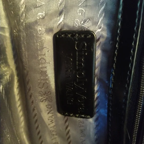 Simply Vera Wang Black Purse | Medium Size | 3 Pockets - Picture 7 of 7